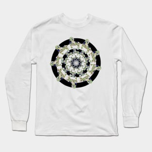 Neon Outlines Ram Spiral Long Sleeve T-Shirt